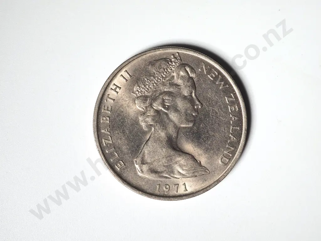 10 X NZ 1971 UNC CIRCULATION TWENTY CENTS COINS (UPDATED!!!) Image 1++