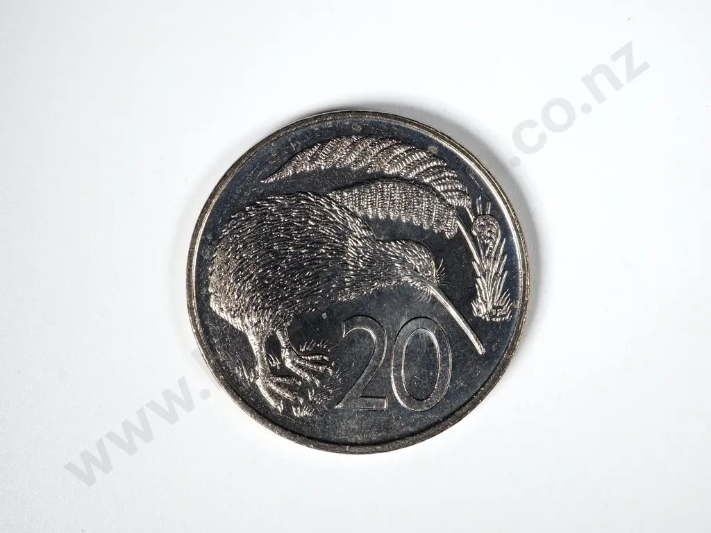 75 X NEW ZEALAND 1979 UNC TWENTY CENTS COINS Image 1++