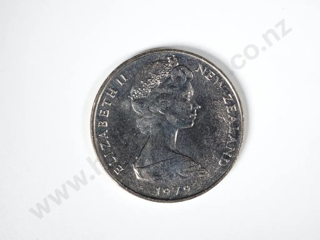 75 X NEW ZEALAND 1979 UNC TWENTY CENTS COINS Image 1++