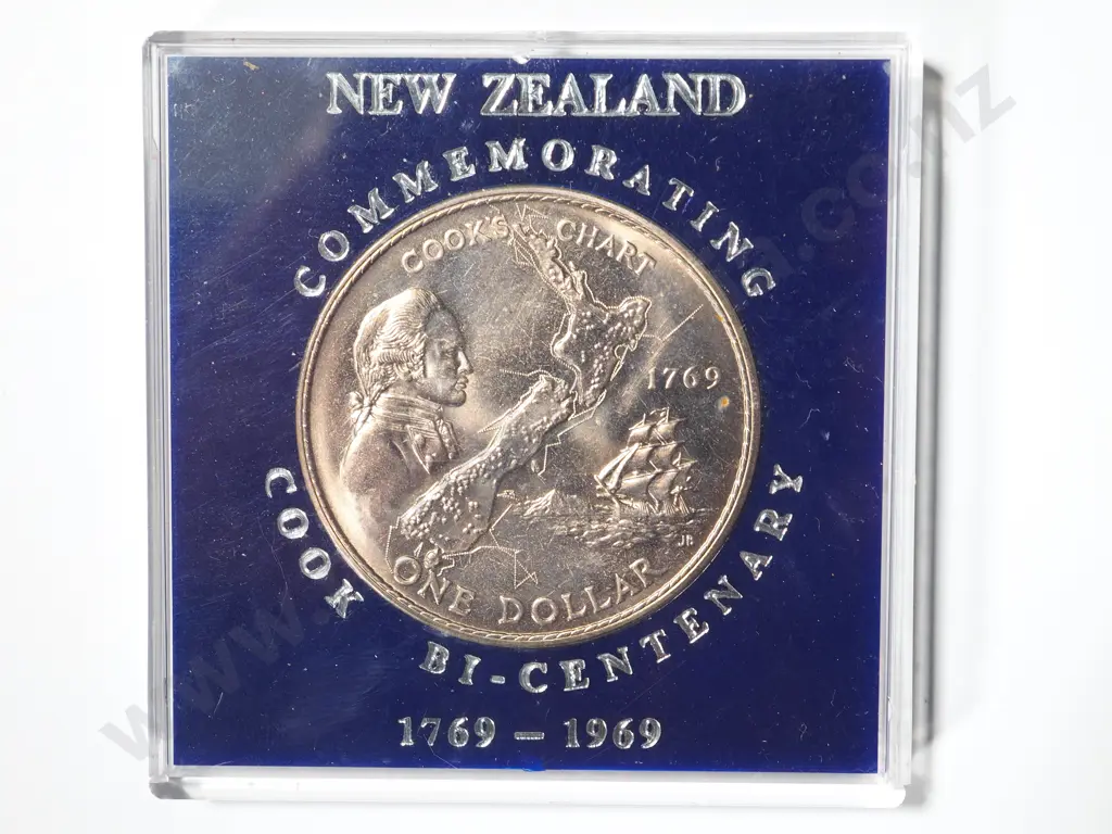 100 x 1969 UNC ONE DOLLAR COINS Image 1++