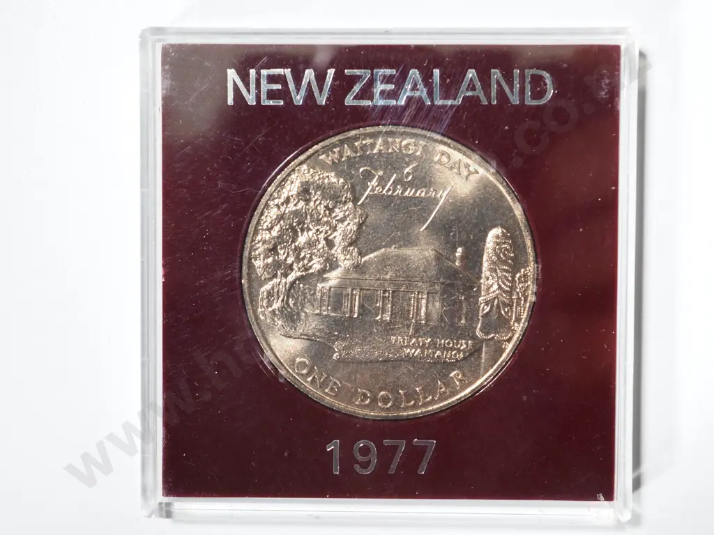 45 x 1977 UNC ONE DOLLAR COINS Image 1++