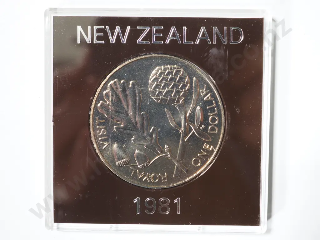 65 x 1981 UNC ONE DOLLAR COINS Image 1++