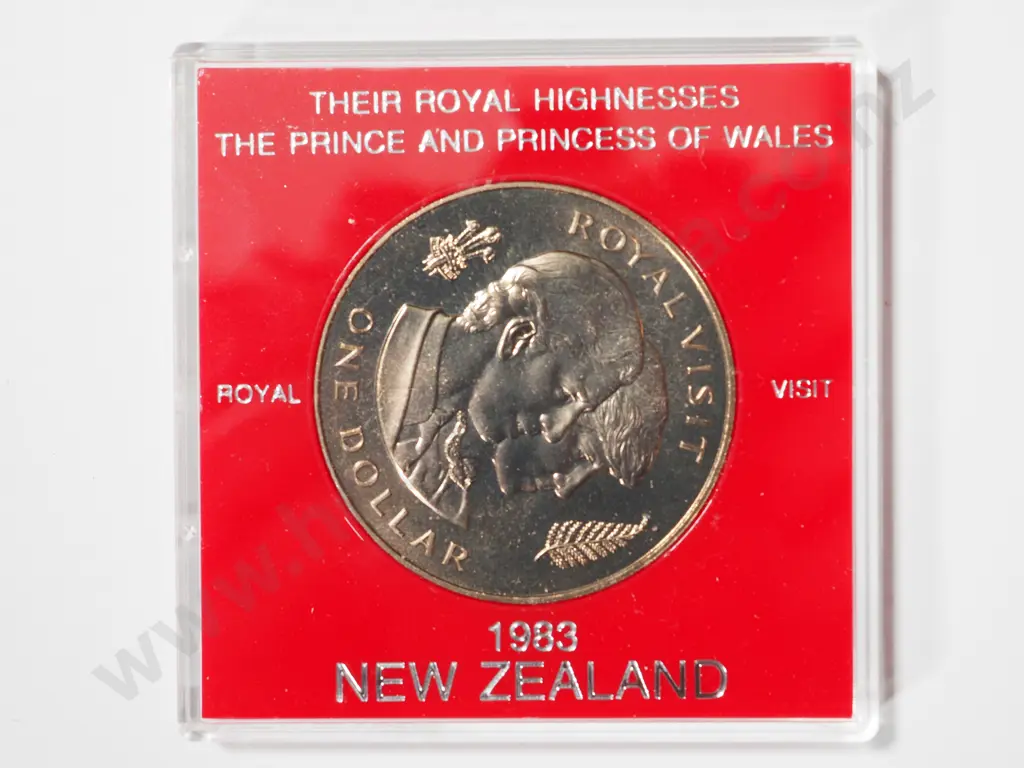 60 x 1983 CHARLES + DI UNC ONE DOLLAR COINS Image 1++