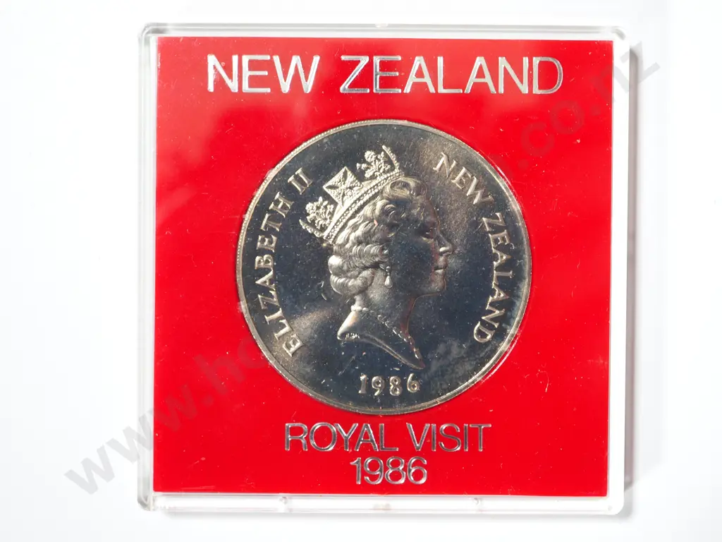 60 x 1986 ROYAL VISIT UNC ONE DOLLAR COINS Image 1++