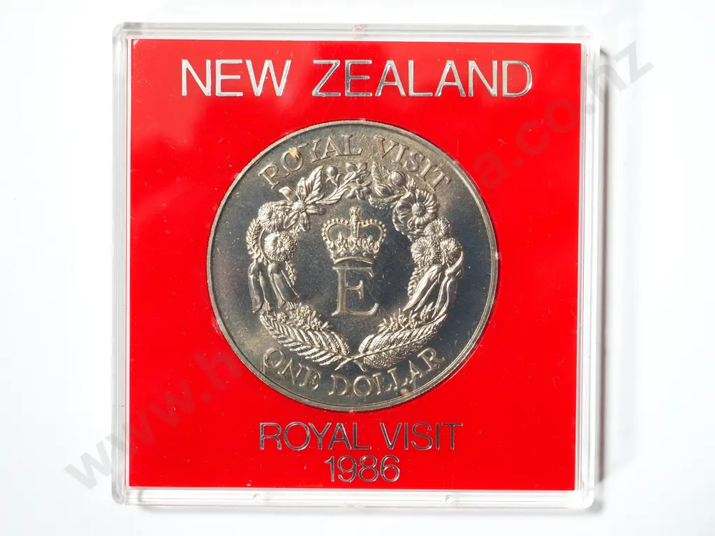 60 x 1986 ROYAL VISIT UNC ONE DOLLAR COINS Image 1++