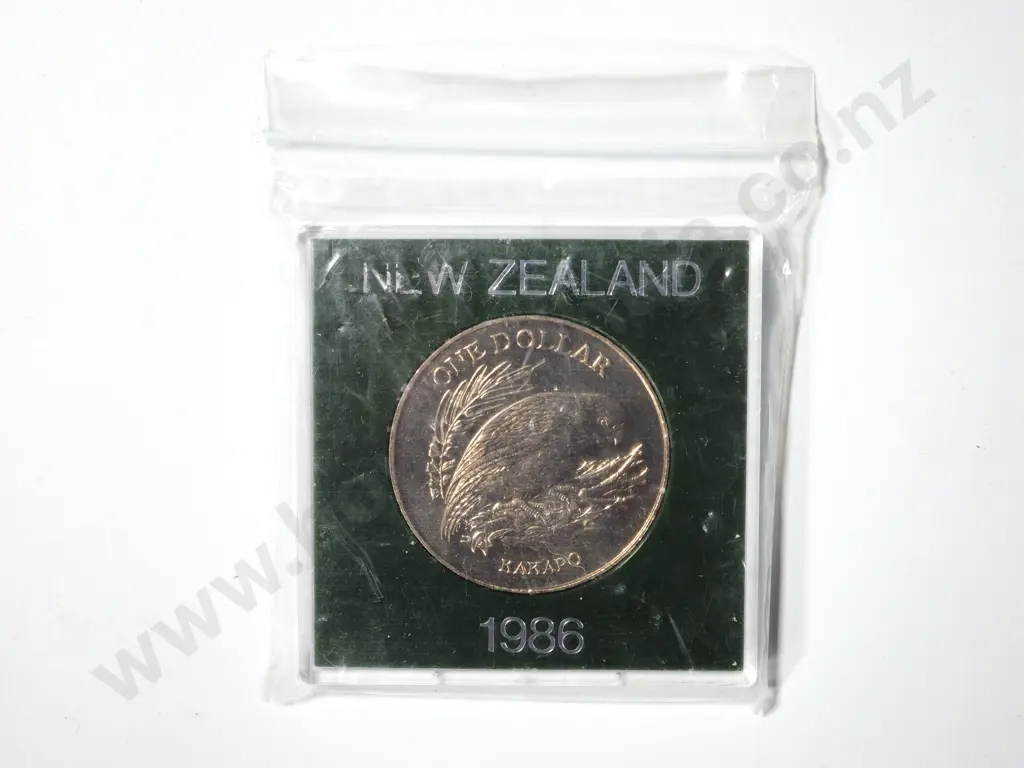 25 x 1986 KAKAPO UNC ONE DOLLAR COINS Image 1++