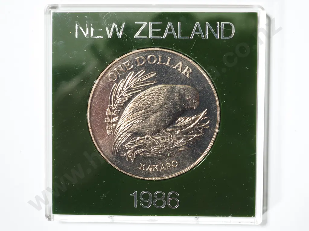 25 x 1986 KAKAPO UNC ONE DOLLAR COINS Image 1++