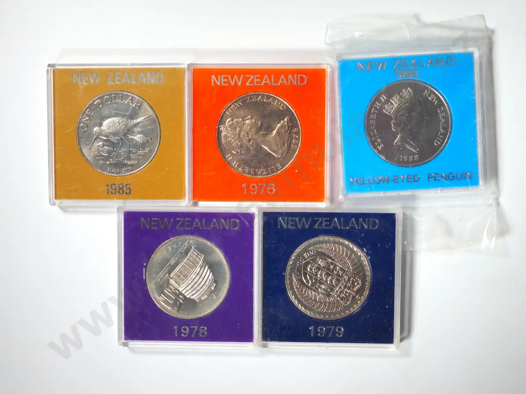 42 X 1967 TO 1988 UNC ONE DOLLAR COINS Image 1++