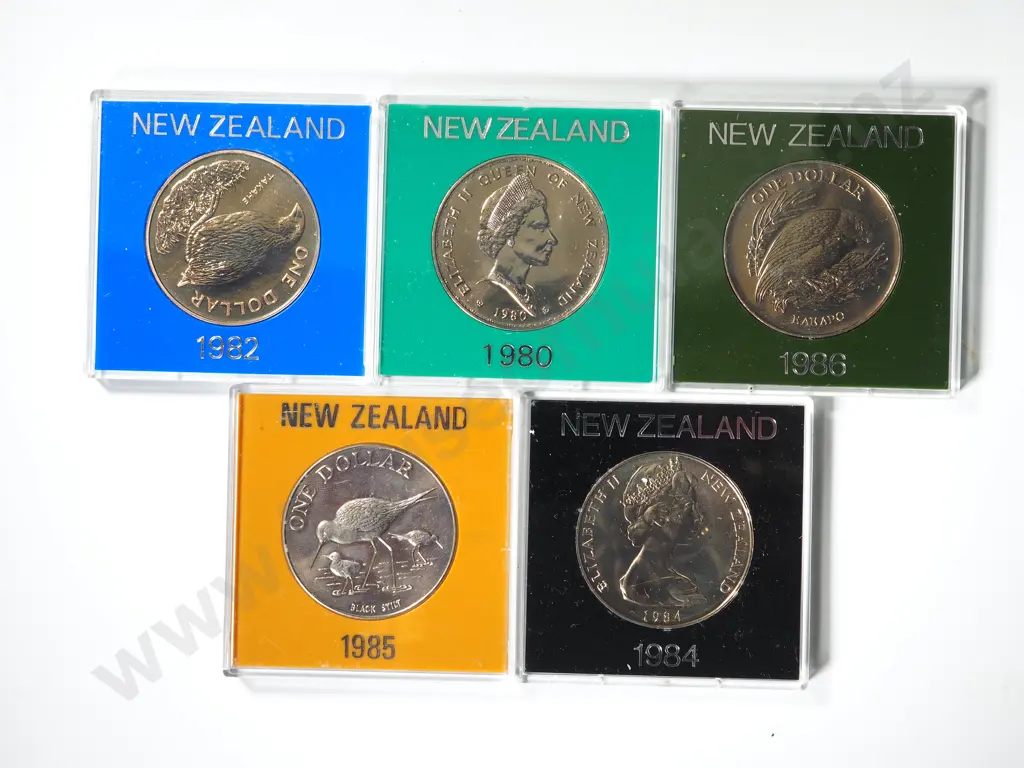 35 X 1974 TO 1988 INC ONE DOLLAR BIRD COINS Image 1++