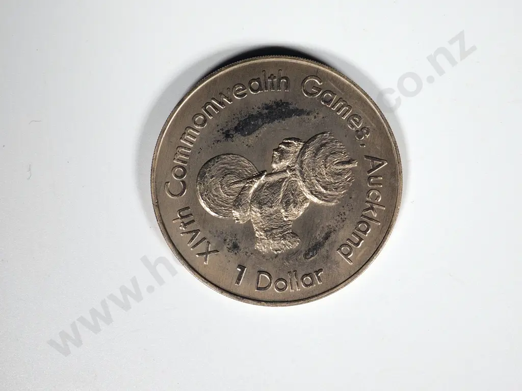 20 X 1989 UNC ONE DOLLAR COINS COMMONWEALTH GAMES 1990 Image 1++