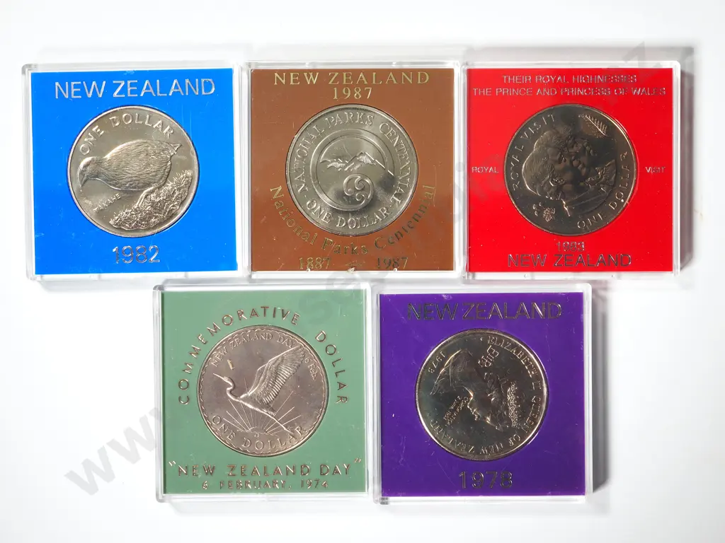 COMPLETE SET OF UNC ONE DOLLAR COINS 1967 – 1988 Image 1++