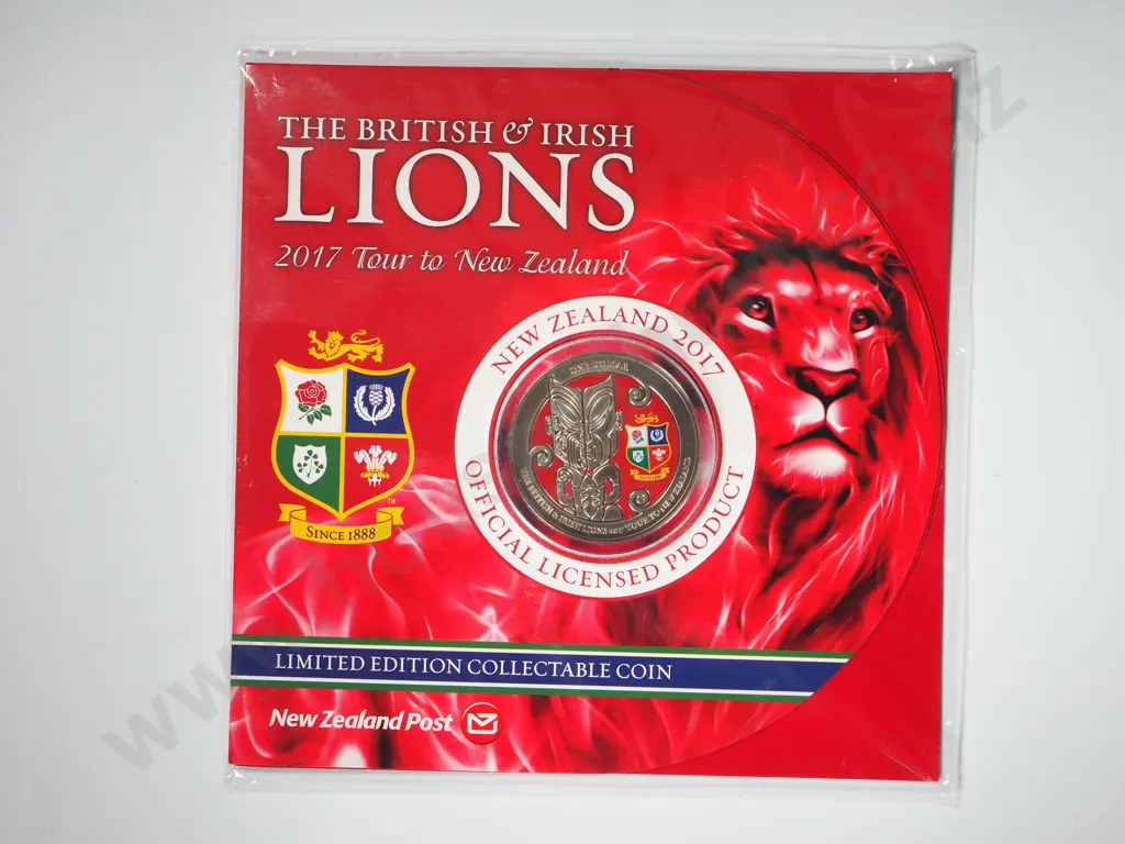 7 X 2005 + 2017 LIONS RUGBY TOUR UNC ONE DOLLAR COINS Image 1++