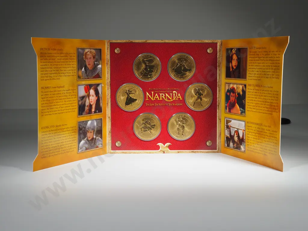 6 X 2006 NARNIA UNC 50 CENTS COINS Image 1++