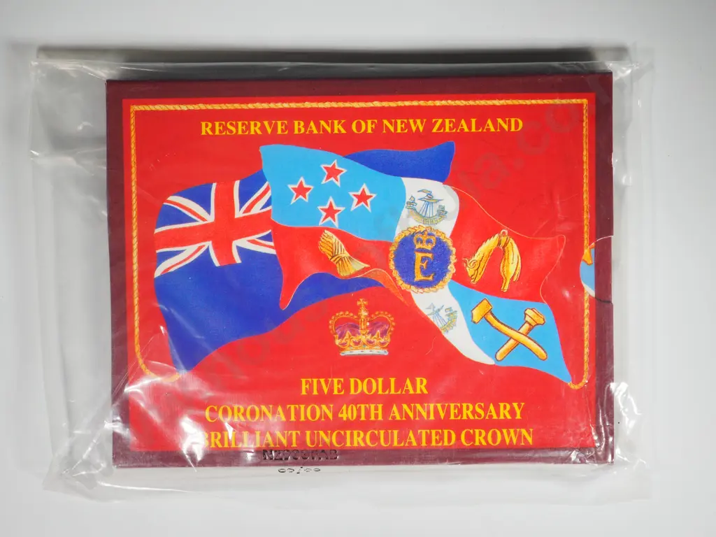 10 x 1992 40TH CORONATION ANNIVERSARY UNC FIVE DOLLARS COINS Image 1++