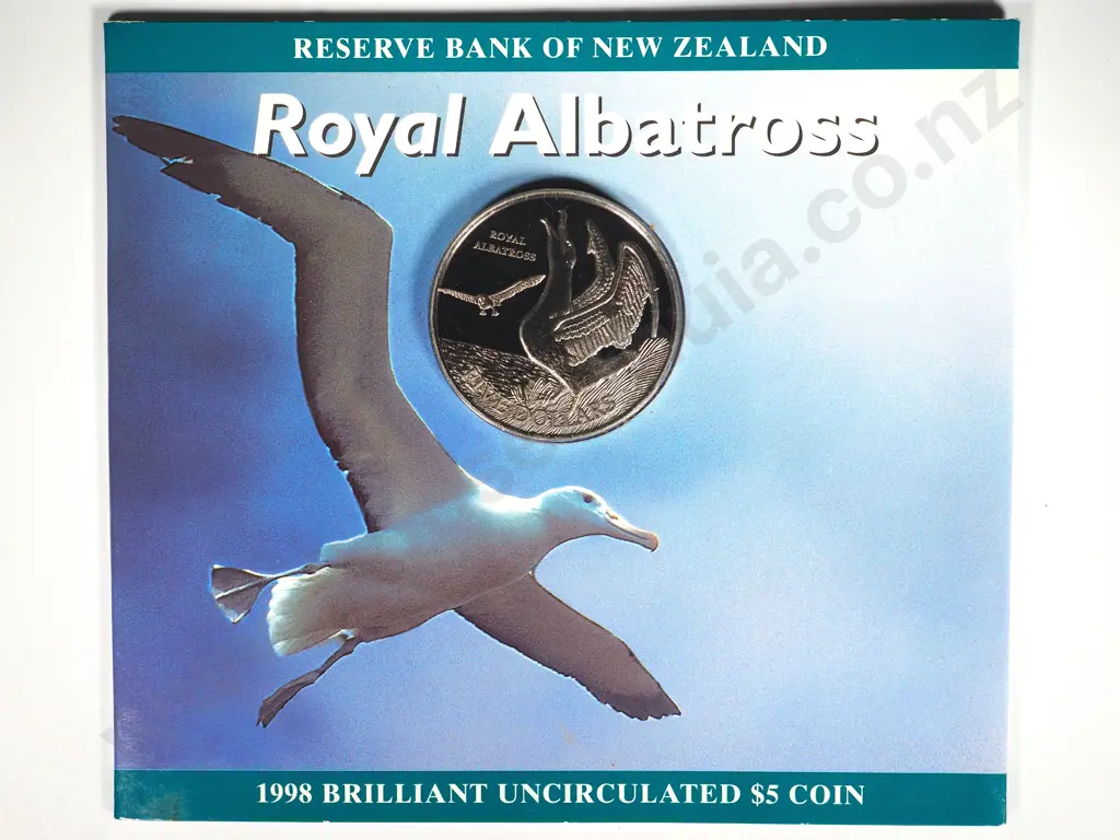 7 x 1998 ALBATROSS UNC FIVE DOLLARS COINS Image 1++