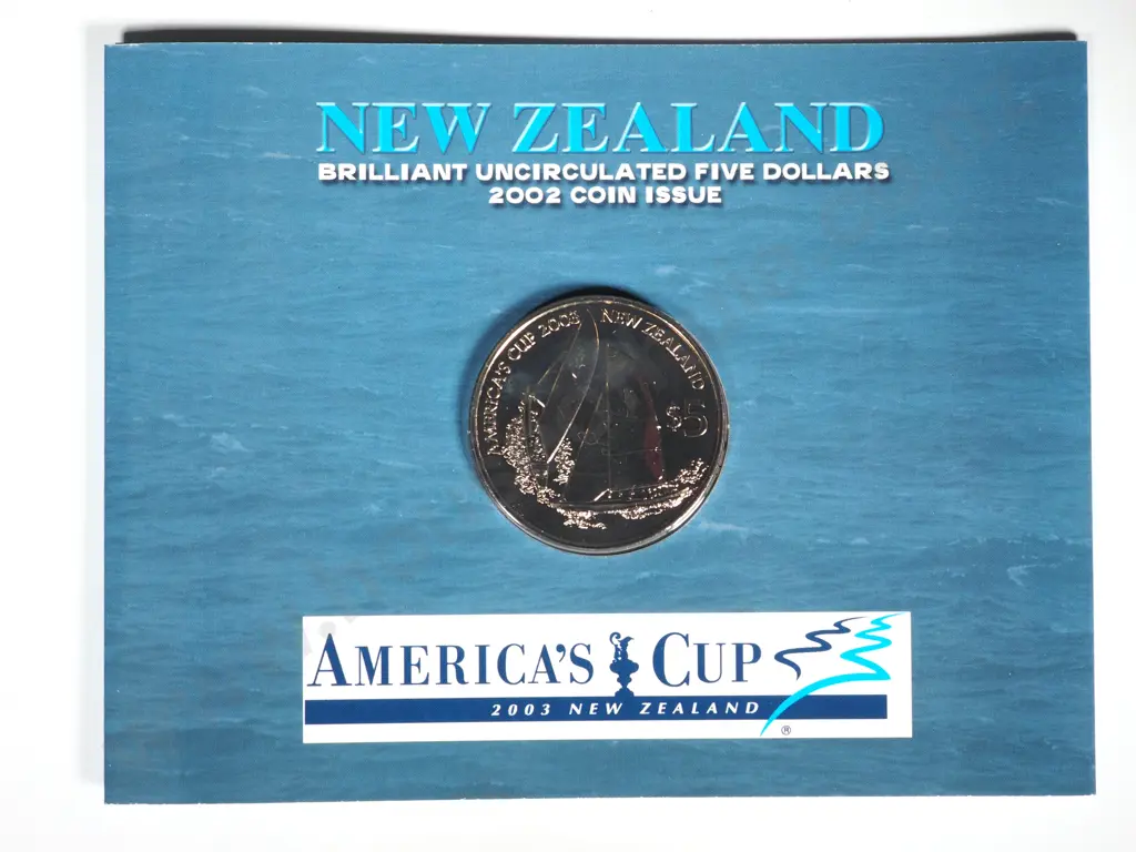 8 X 2002 AMERICA’S CUP UNC FIVE DOLLARS COINS Image 1++