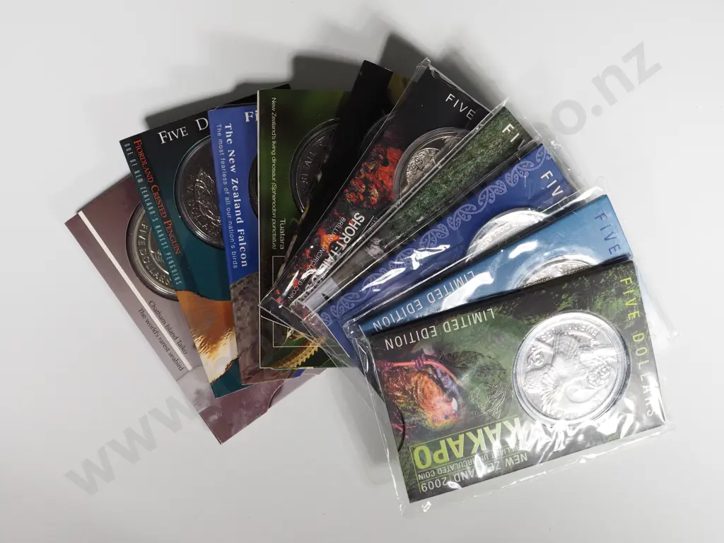 10 X 2004 TO 2013 UNC FIVE DOLLARS COINS Image 1++