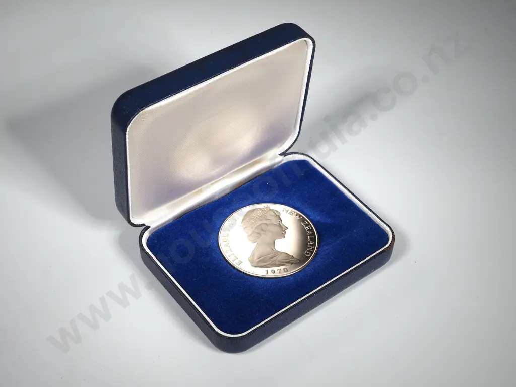 6 x 1970 “COOK ISLANDS” ROYAL VISIT PROOF ONE DOLLAR COINS Image 1++