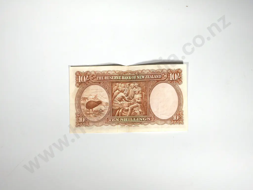 8 X RESERVE BANK OF NEW ZEALAND TEN SHILLINGS FLEMING Image 1++