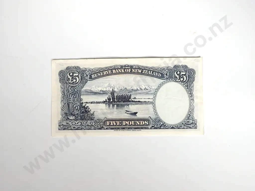 RESERVE BANK OF NEW ZEALAND FIVE POUNDS WILSON Image 1++