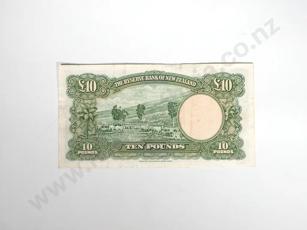 RESERVE BANK OF NEW ZEALAND TEN POUNDS FLEMING F Image 1++