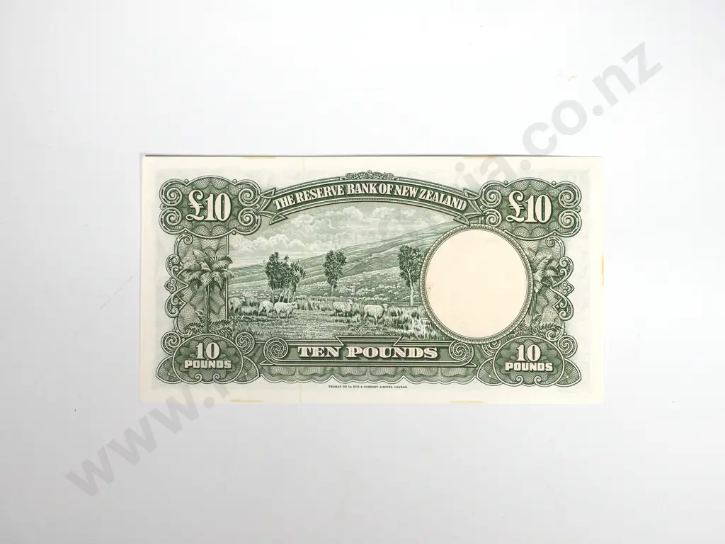 RESERVE BANK OF NEW ZEALAND TEN POUNDS FLEMING UNC Image 1++