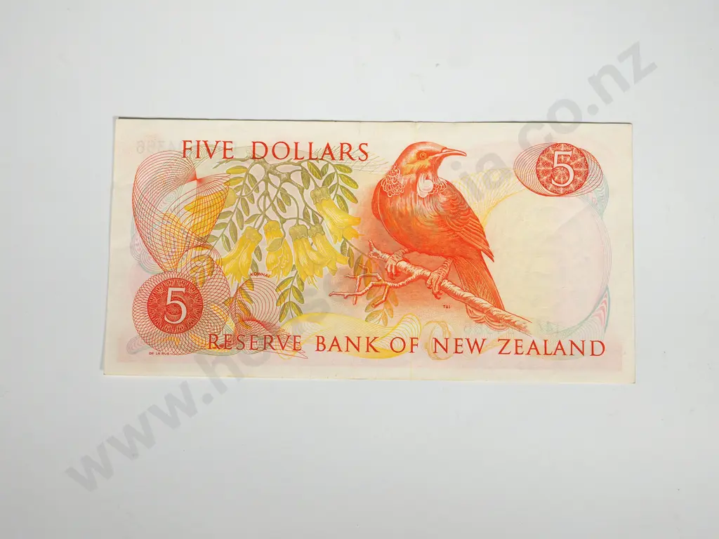 RESERVE BANK OF NEW ZEALAND FIVE DOLLARS WILKS EF Image 1++