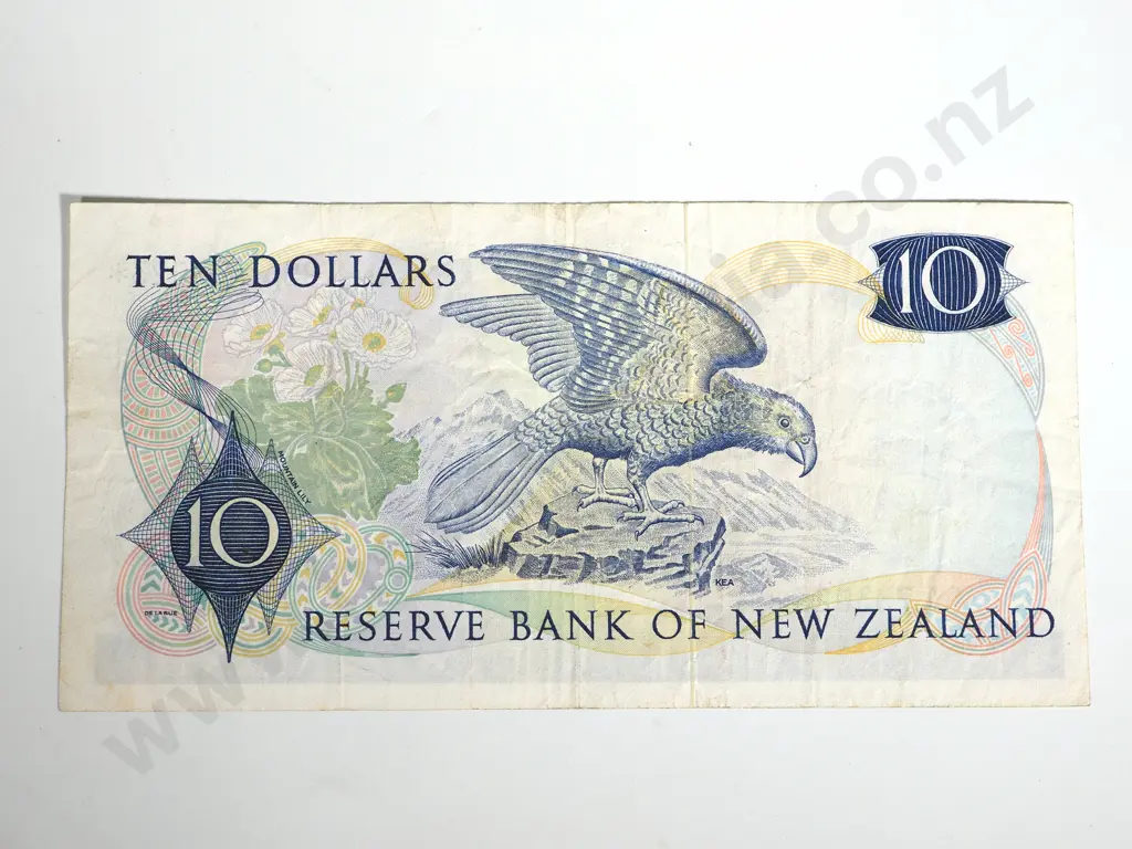 RESERVE BANK OF NEW ZEALAND TEN DOLLARS WILKS STAR F Image 1++