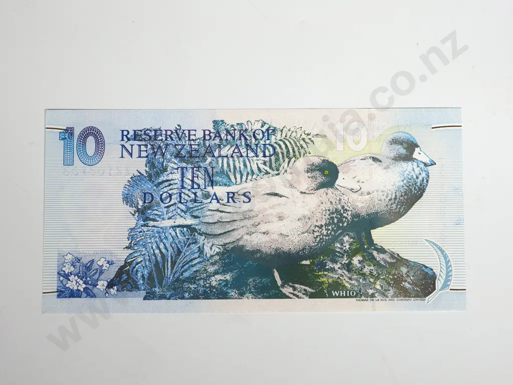RESERVE BANK OF NEW ZEALAND TEN DOLLARS ZZ BRASH T III UNC Image 1++