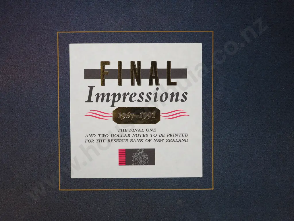 10 X FINAL IMPRESSIONS 1991 WITH BRASH $1 + $2 NOTES Image 1++