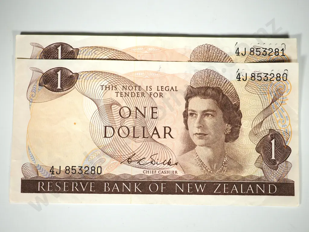 CONSEC PAIR WILKS ONE DOLLAR WITH SERIAL NUMBER GHOSTING Image 1++