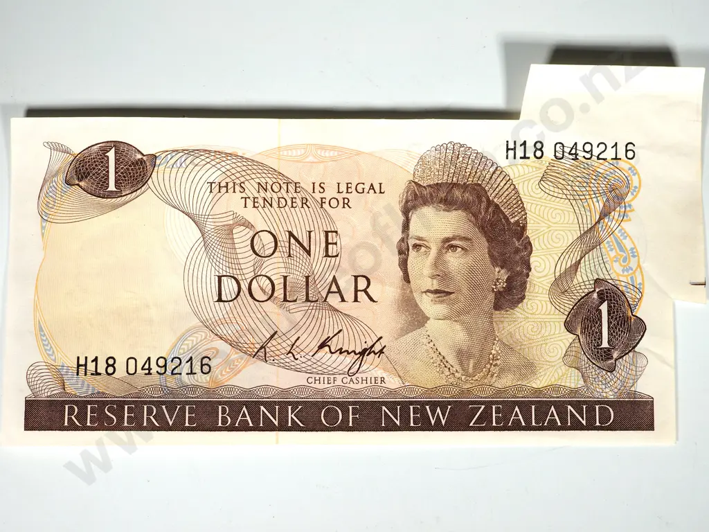 KNIGHT ONE DOLLAR WITH EXTRA PAPER ATTACHED Image 1++