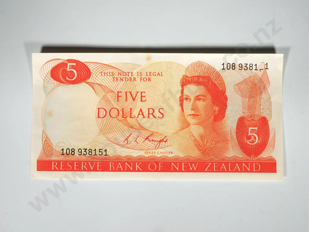 WILKS FIVE DOLLARS WITH MISSING NUMBER Image 1++