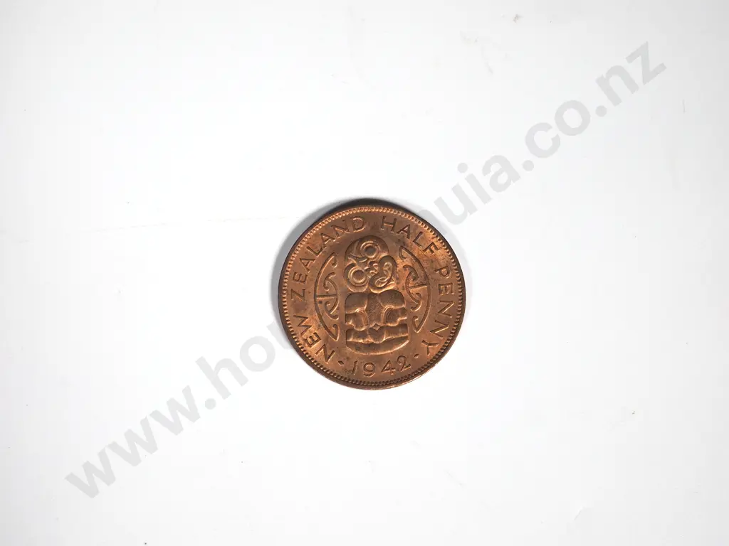 10 X 1942 HALFPENNIES EF Image 1++