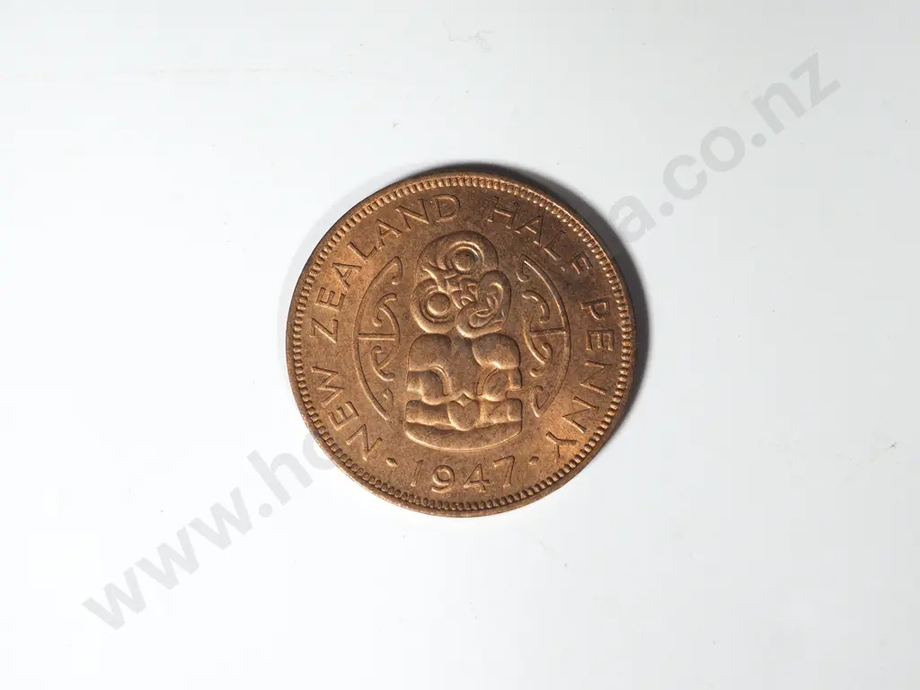 10 X 1947 HALFPENNIES EF + Image 1++