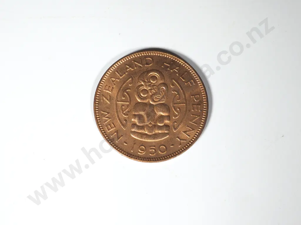 10 X 1950 HALFPENNIES A.U. - UNC Image 1++