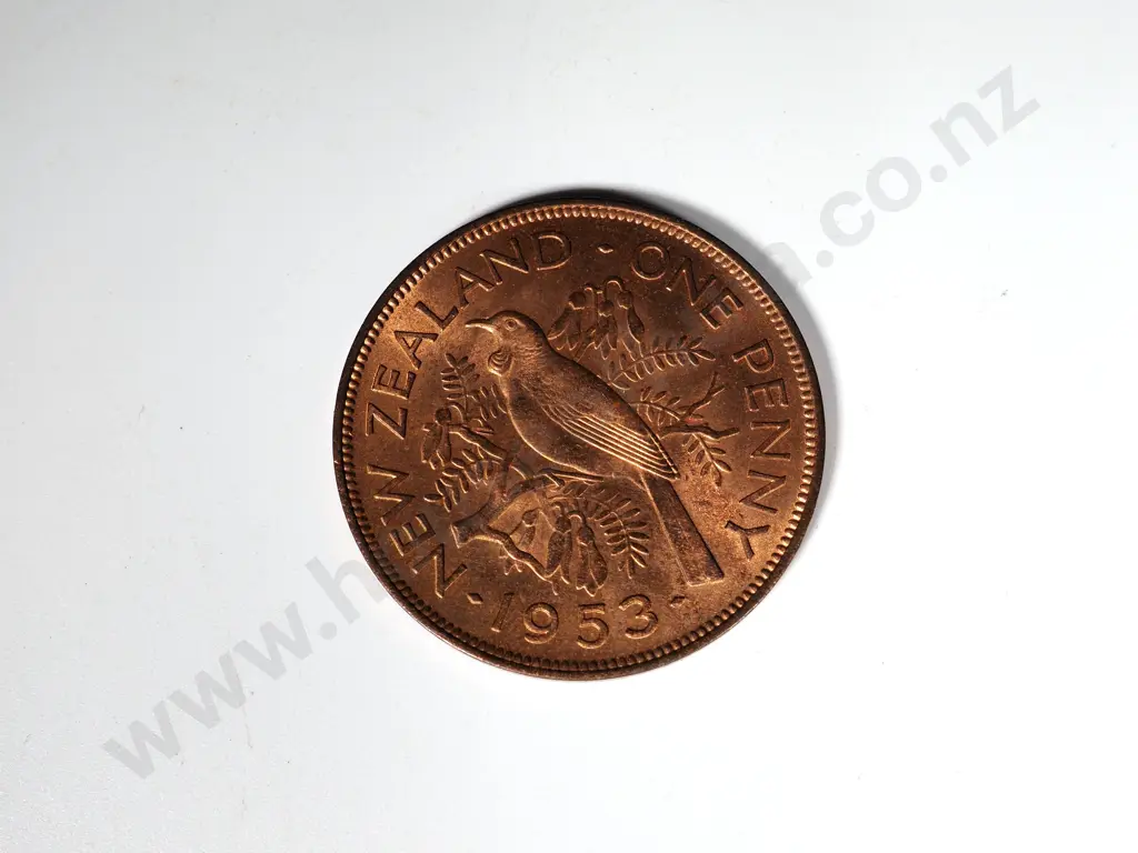 10 X 1953 PENNIES A.U. + Image 1++