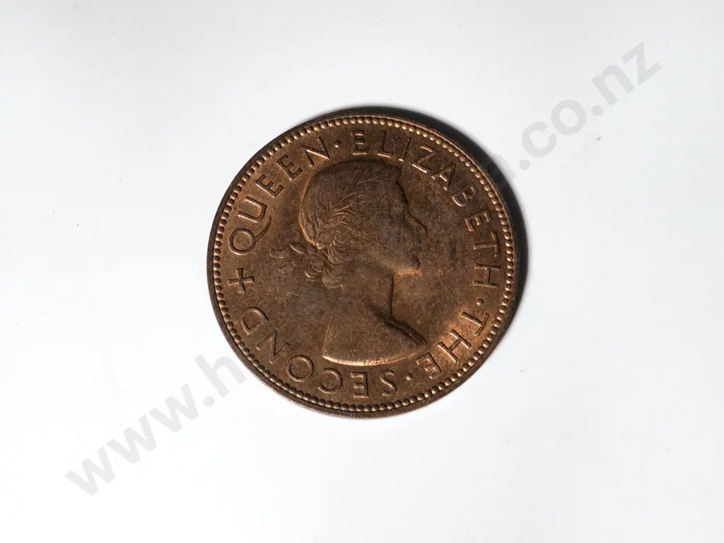 5 X 1954 PENNIES EF Image 1++