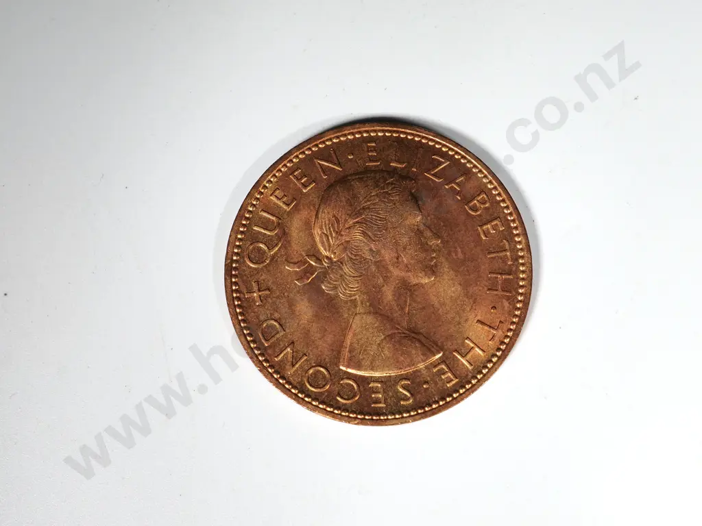 10 X 1958 PENNIES A.U. - UNC Image 1++