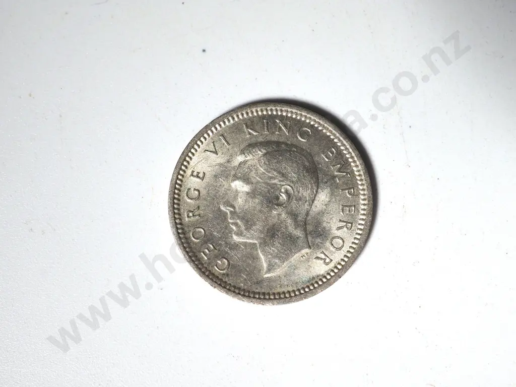 10 X 1944 THREEPENCES A.U - UNC Image 1++