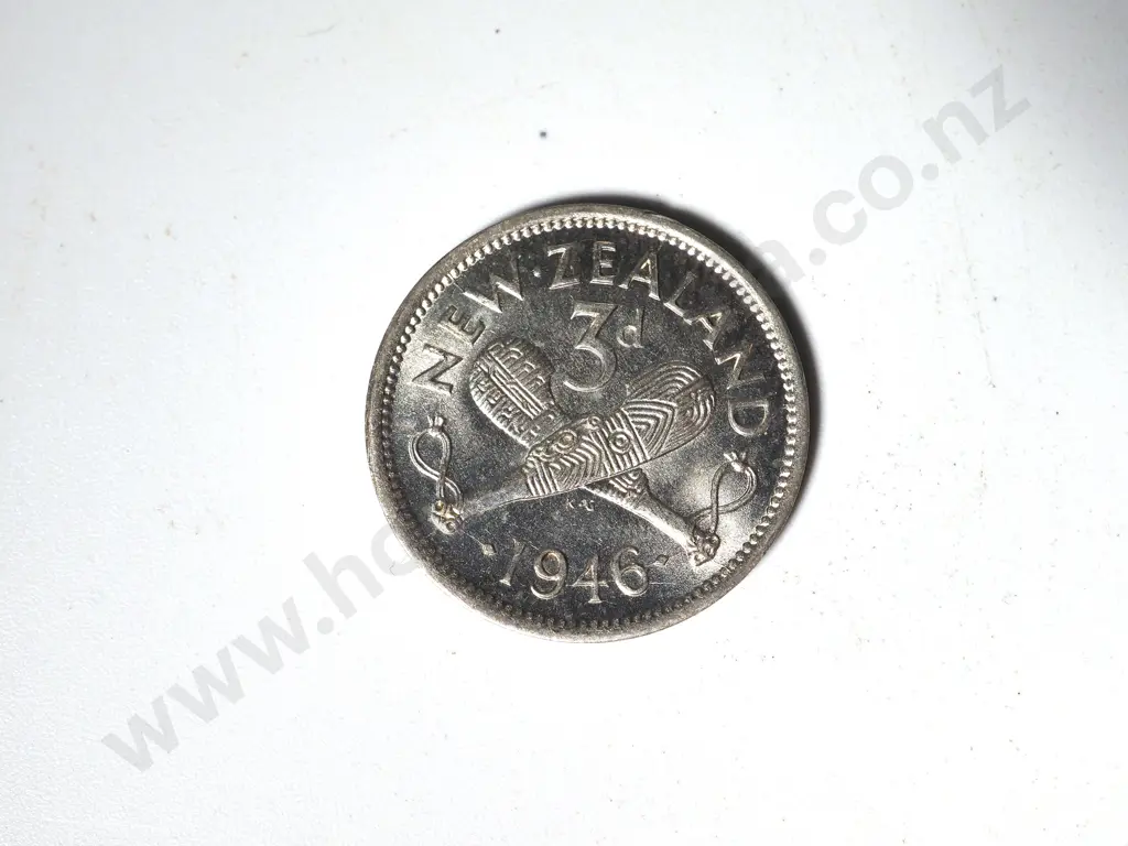 10 X 1946 THREEPENCES UNC Image 1++