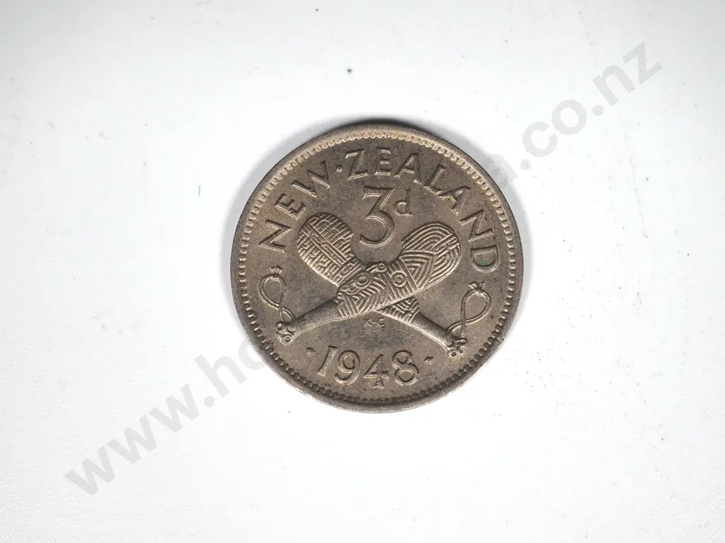 10 X 1948 THREEPENCES EF Image 1++