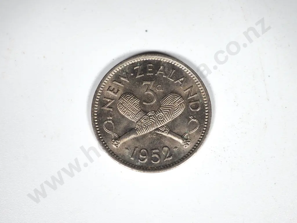 10 X 1952 THREEPENCES B.UNC Image 1++