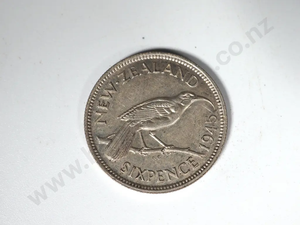 10 X 1945 SIXPENCES EF + Image 1++