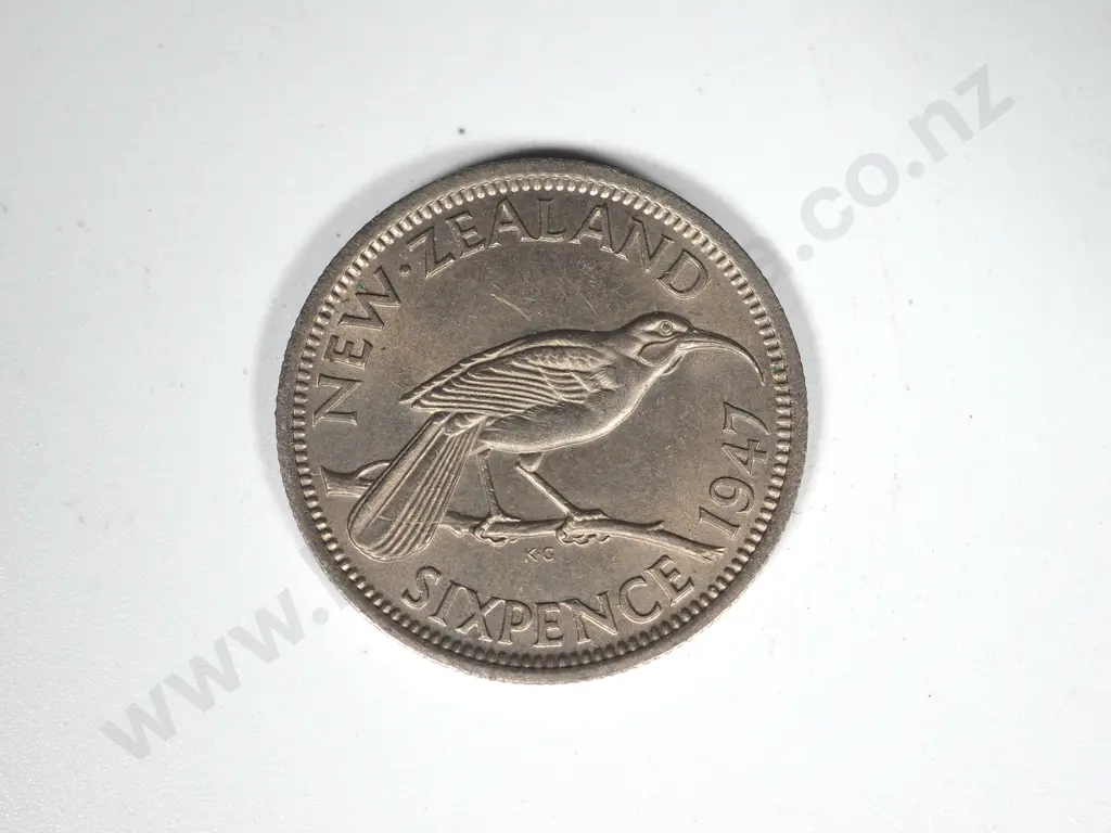 10 X 1947 SIXPENCES EF Image 1++