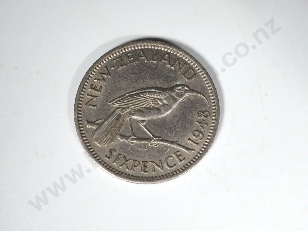 10 X 1948 SIXPENCES VF + Image 1++