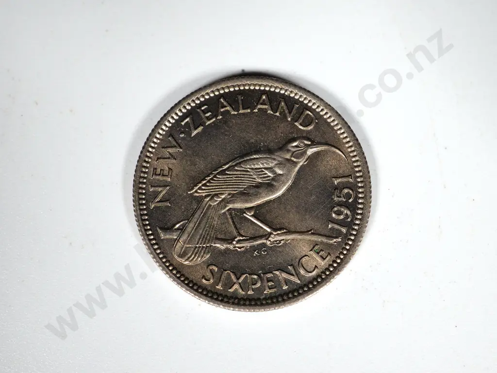 10 X 1951 SIXPENCES UNC Image 1++