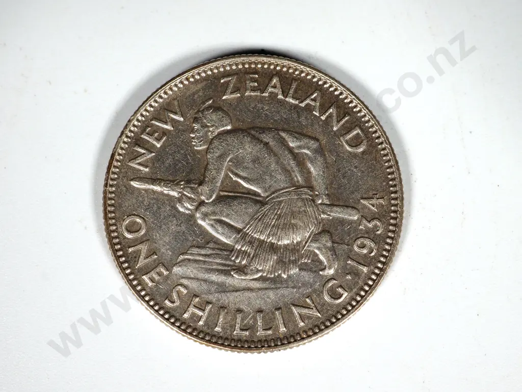 5 X 1934 SHILLINGS VF + Image 1++