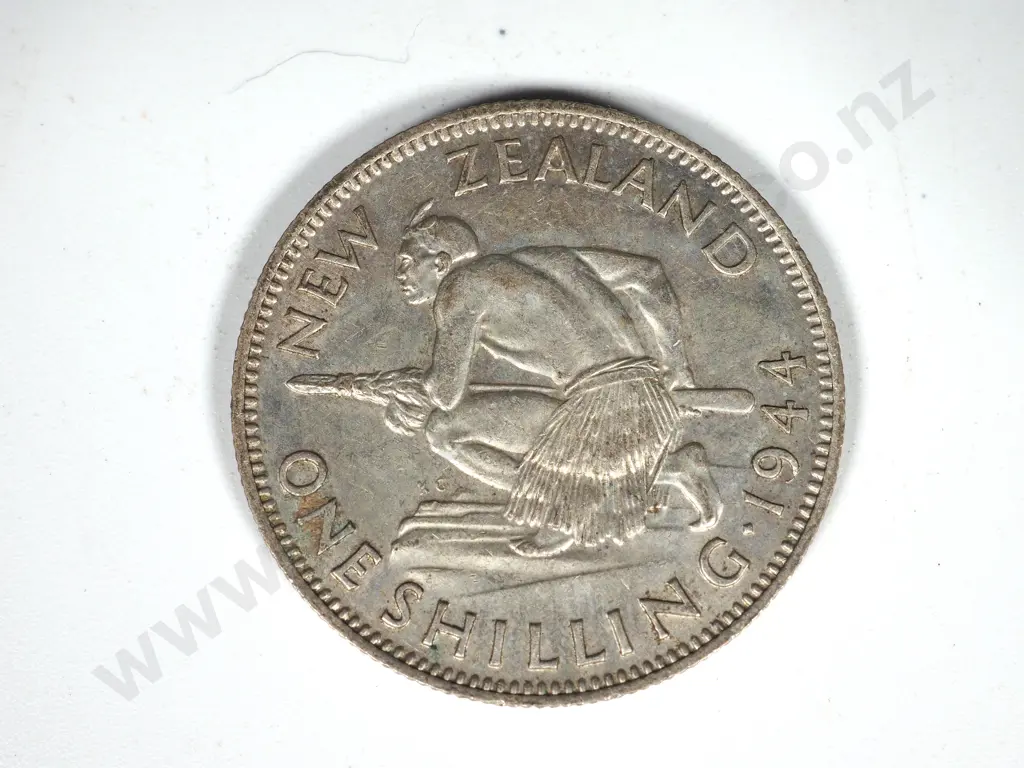5 X 1944 SHILLINGS VF + Image 1++