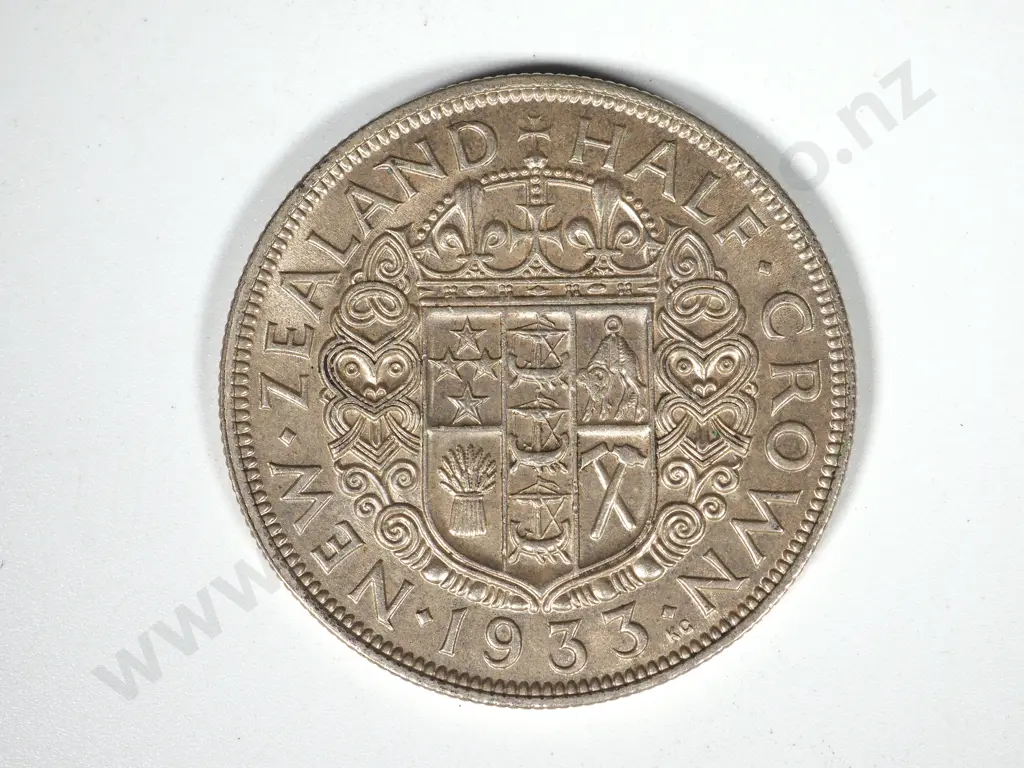 10 X 1933 HALFCROWNS EF Image 1++